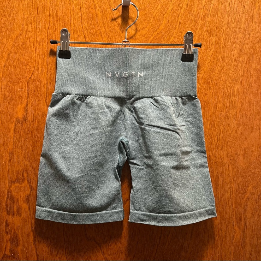 NVGTN Green Seamless Gym Shorts